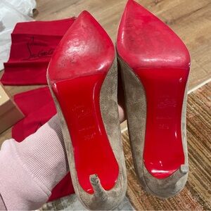 Christian Louboutin Kate suede pumps